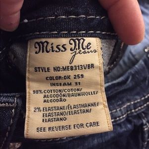 Miss Me Jeans size 29 (8)